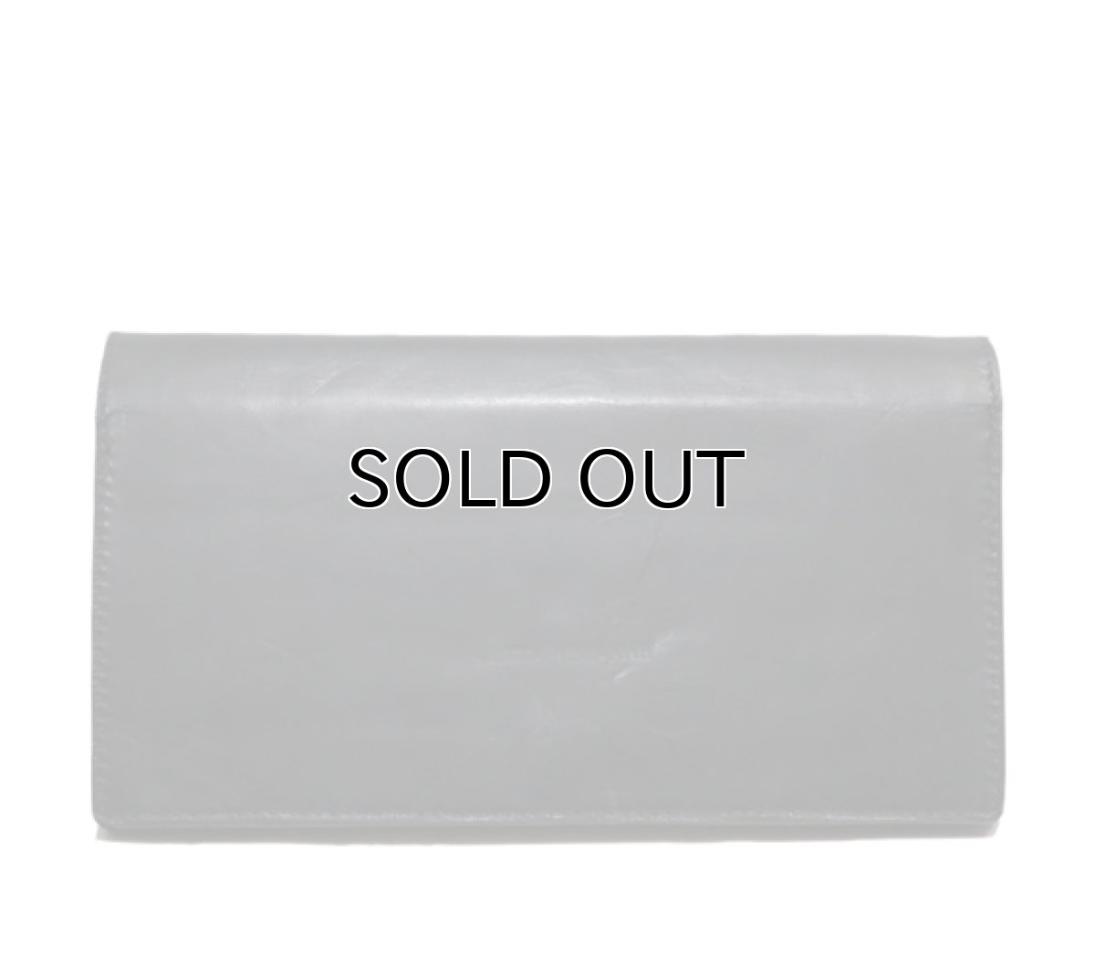 画像2: "JUTTA NEUMANN" Leather Wallet "the Waiter's Wallet"  color : Black / Orange 長財布 (2)