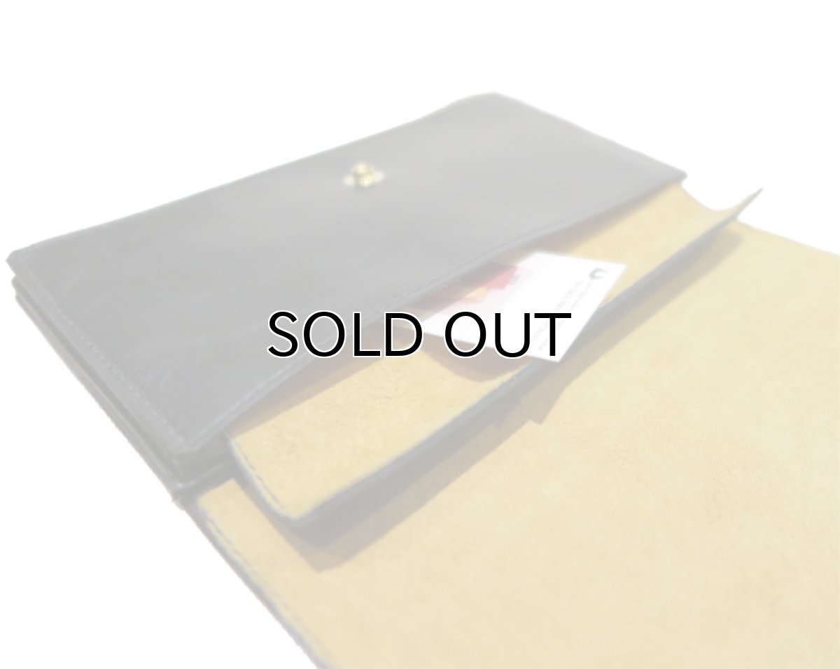 画像5: "JUTTA NEUMANN" Leather Wallet "the Waiter's Wallet"  color : Black / Yellow 長財布 (5)