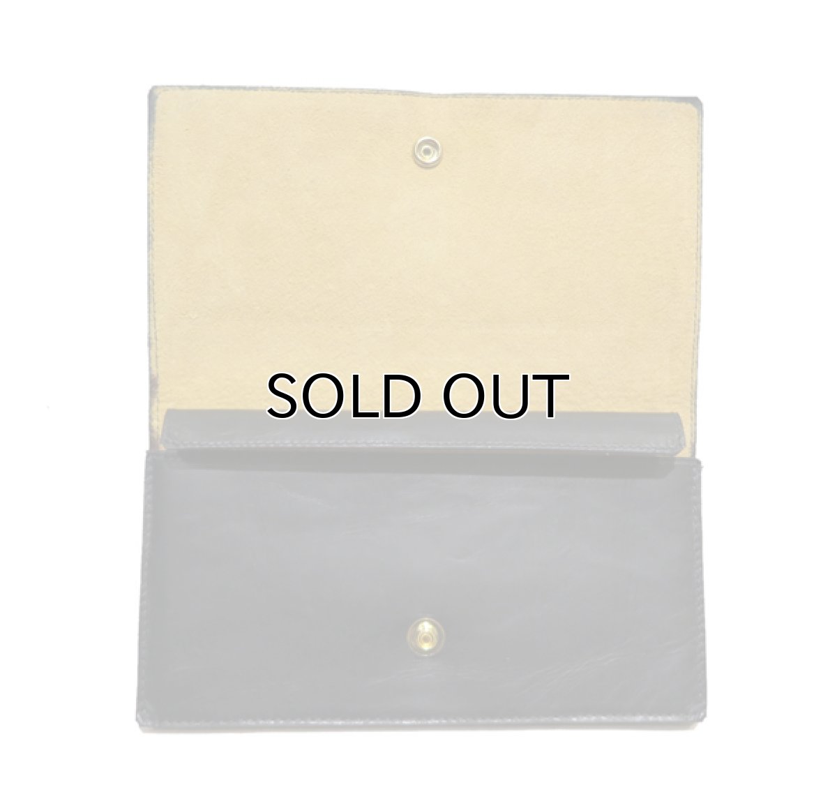 画像3: "JUTTA NEUMANN" Leather Wallet "the Waiter's Wallet"  color : Black / Yellow 長財布 (3)