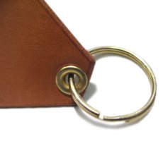 画像4: A) "JUTTA NEUMANN" Leather Key Holder  color : TAN (4)