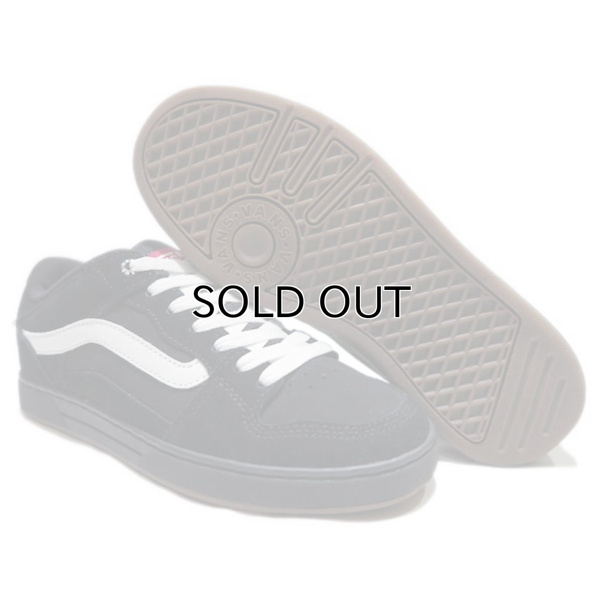 画像4: NEW VANS  Suede/Synthetic Skate Shoes　BLACK/WHITE　size US 9~13 (4)