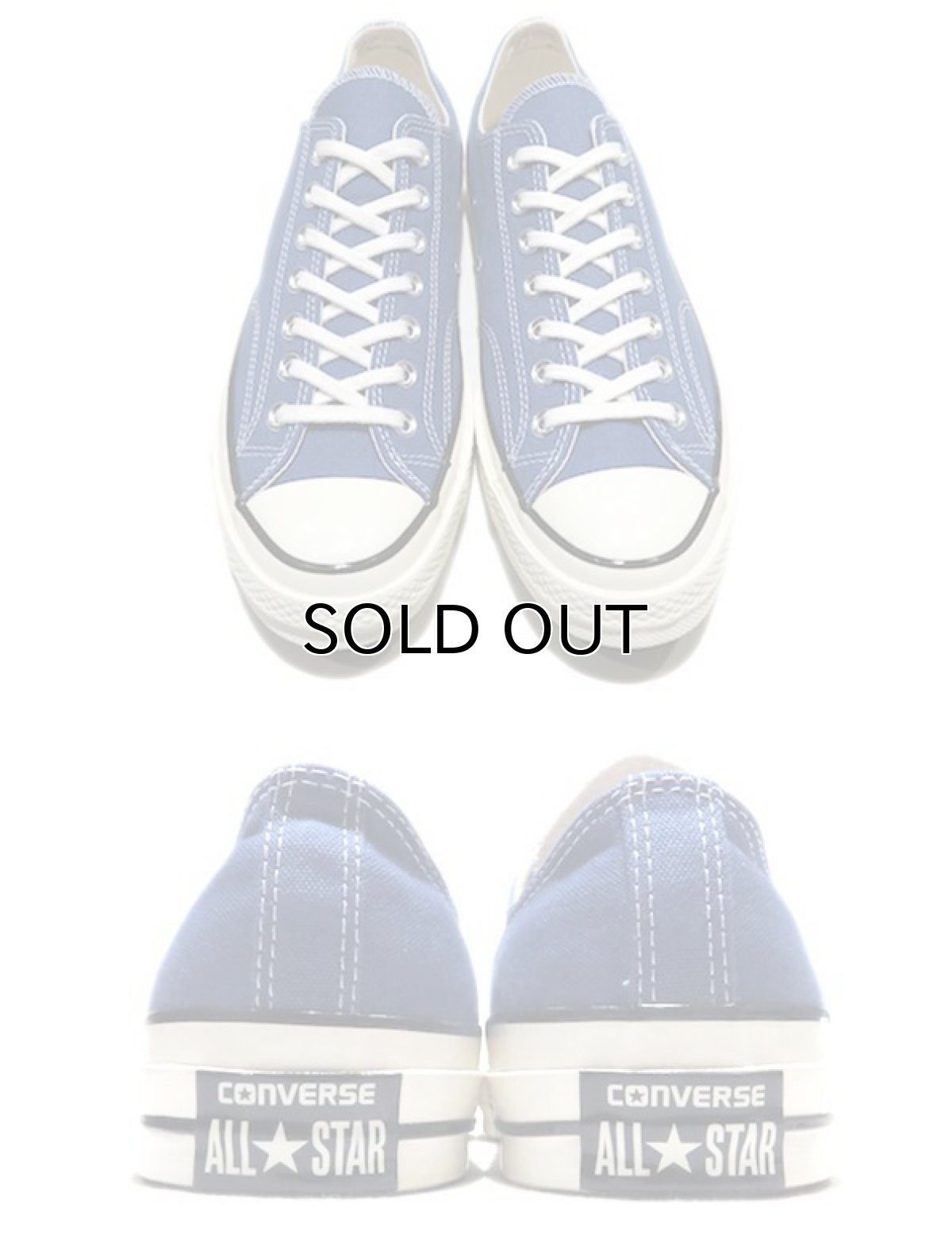 画像2: NEW Converse "Chuck Taylor Premium" Low-Cut Canvas Sneaker　BLUE　size 9.5 (2)