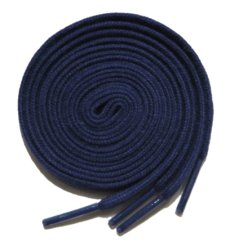 画像2: SHOE SHIFT "Narrow Width" Cotton Shoelace -made in JAPAN- NAVY (2)