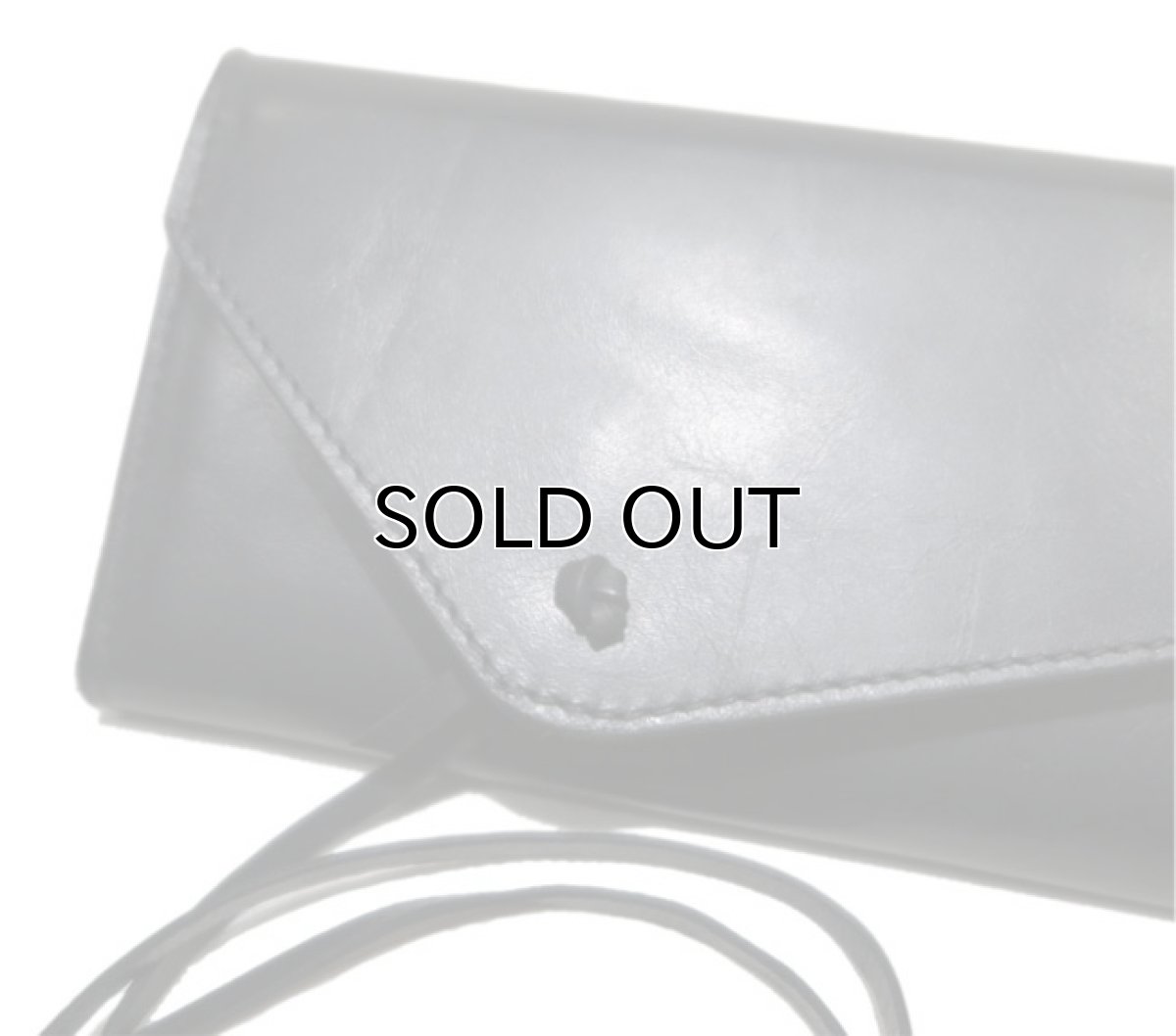 画像5: "JUTTA NEUMANN" Leather Wallet "String Wallet"  color : Black / Brown 長財布 (5)