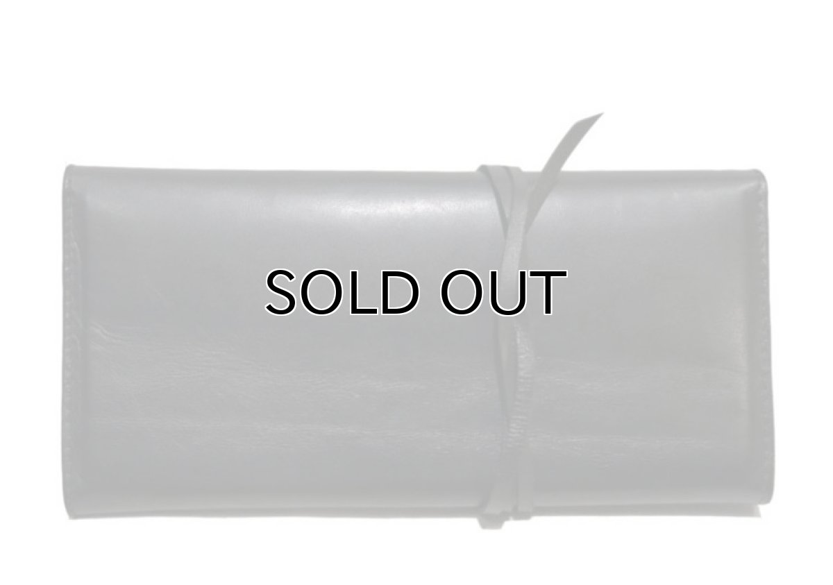 画像3: "JUTTA NEUMANN" Leather Wallet "String Wallet"  color : Black / Brown 長財布 (3)