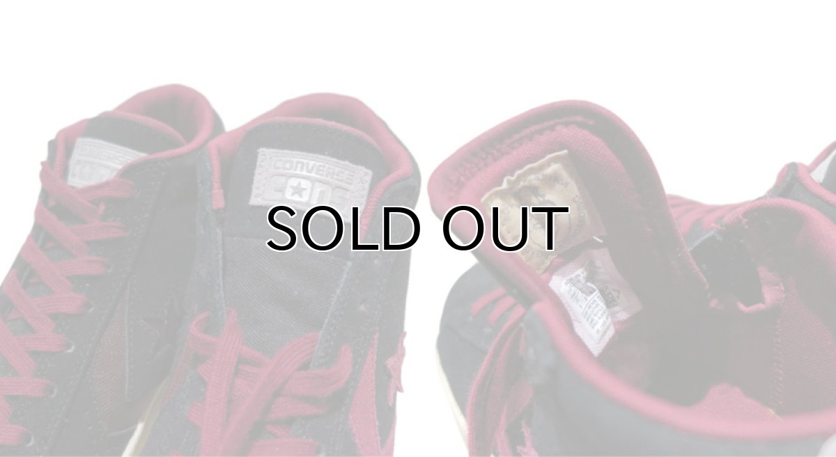 画像5: NEW CONVERSE "PRO LEATHER MID" Suede Skate Shoes  -NIKE ルナロンソール-　Black/Burgundy　size 11 (5)