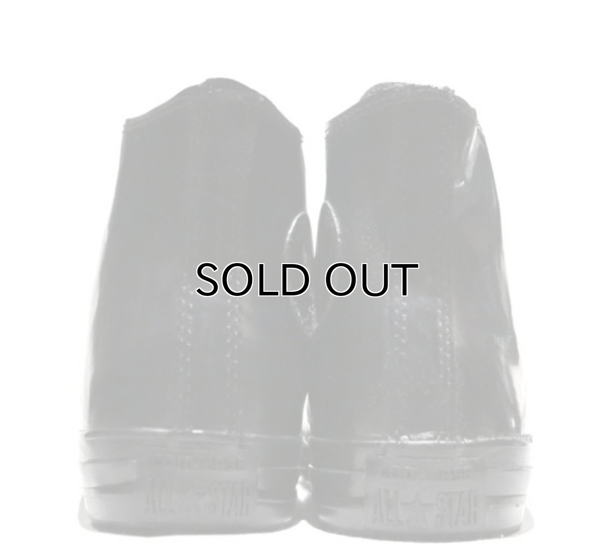 画像4: NEW Converse "ALL STAR" Hi-Cut Rubber Sneaker BLACK size 7 (4)