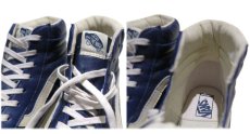 画像5: NEW VANS "SK8-HI" Leather Skate Shoes　NAVY　size 9 (5)