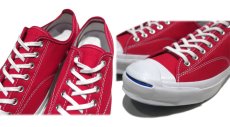 画像5: NEW Converse "Jack Purcell Signature" Low-Cut Canvas Sneaker　RED　size 10.5 (5)