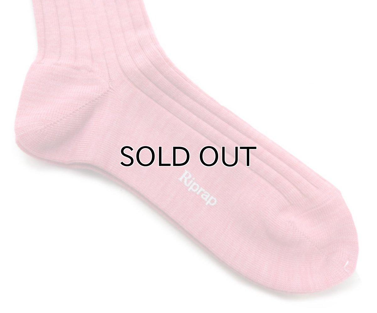 画像5: Riprap HALISON Nz MERINO LONG HOSE SOCKS color : PINK size FREE (25~27cm) (5)