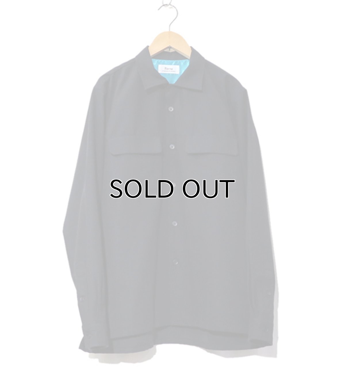 画像2: Riprap "SEMI OPEN COLLAR SHIRTS"  color : DEEP NAVY size : SMALL (2)