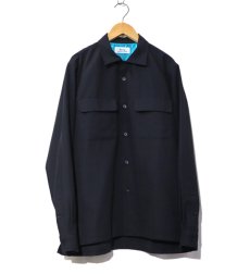 画像2: Riprap "SEMI OPEN COLLAR SHIRTS" 　color : DEEP NAVY　size : SMALL (2)