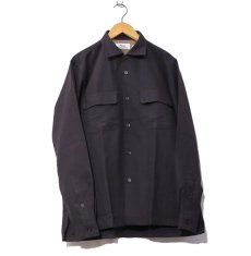 画像2: Riprap "SEMI OPEN COLLAR SHIRTS" 　color : DARK BROWN　size : MEDIUM (2)