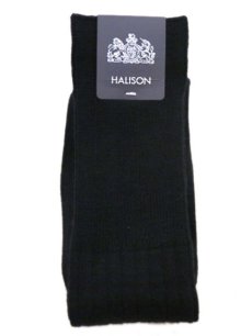 画像1: Riprap HALISON Nz MERINO LONG HOSE SOCKS　color : BLACK　size FREE (25~27cm) (1)