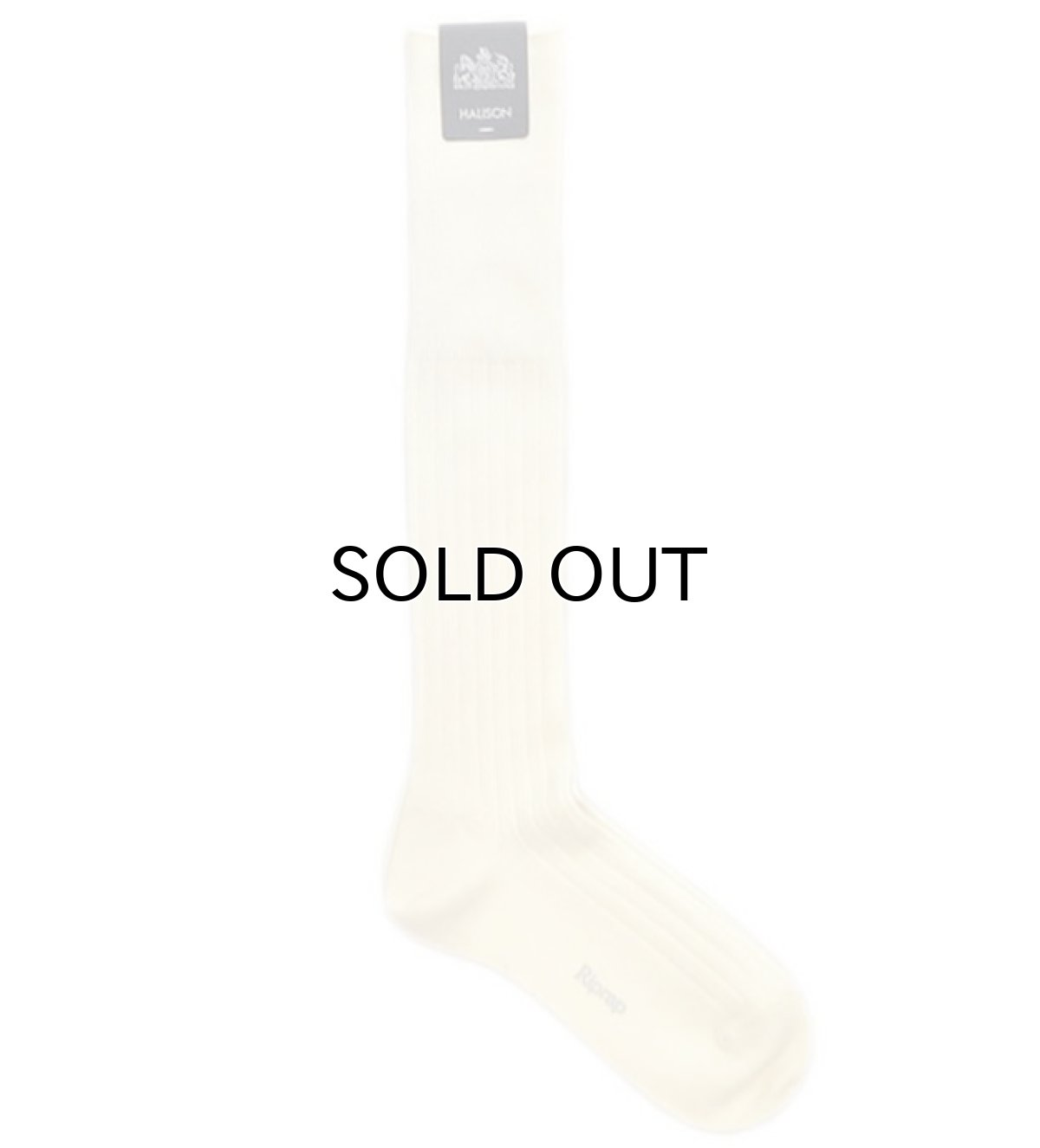 画像2: Riprap HALISON Nz MERINO LONG HOSE SOCKS color : WHITE size FREE (25~27cm) (2)