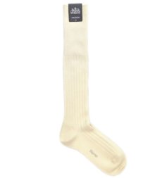 画像2: Riprap HALISON Nz MERINO LONG HOSE SOCKS　color : WHITE　size FREE (25~27cm) (2)