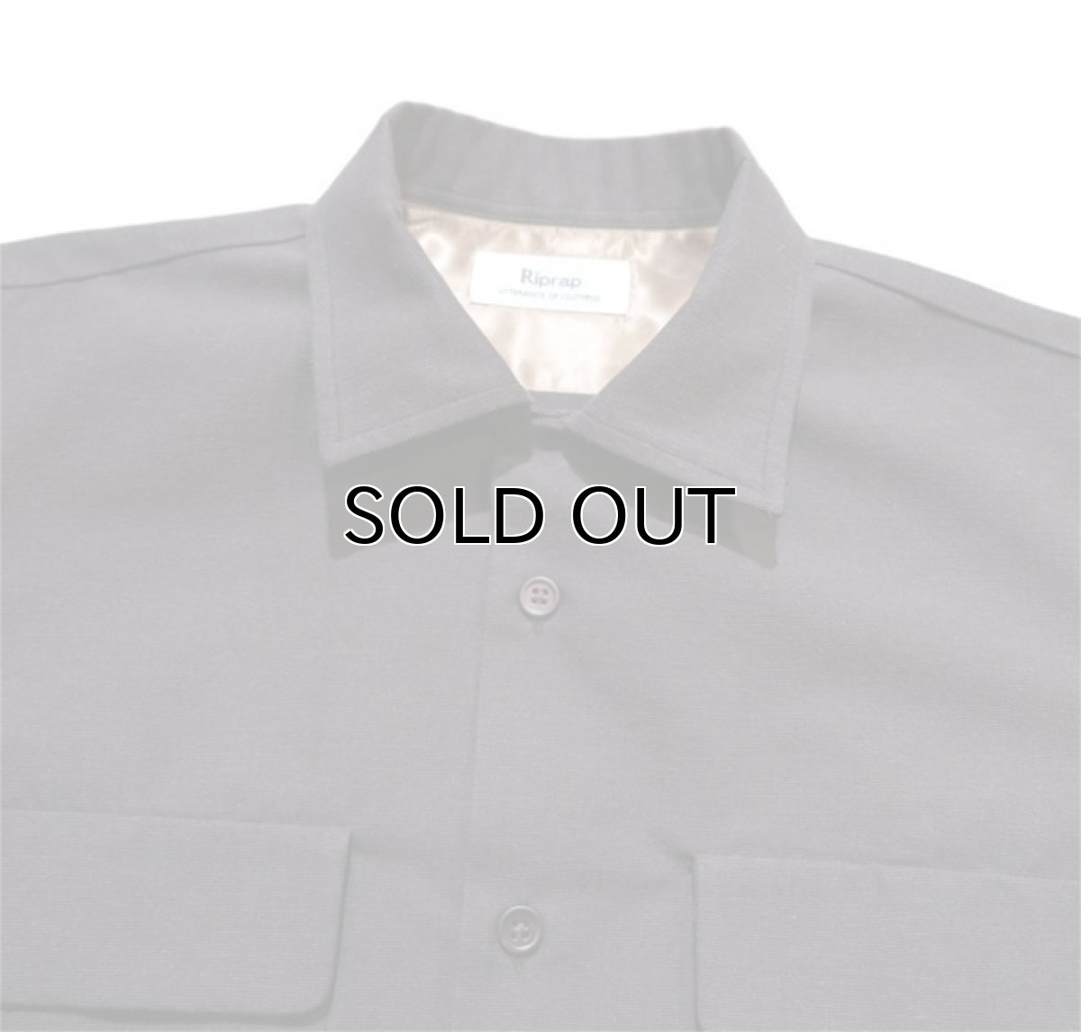 画像5: Riprap "SEMI OPEN COLLAR SHIRTS"  color : DARK BROWN size : MEDIUM (5)