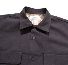 画像5: Riprap "SEMI OPEN COLLAR SHIRTS" 　color : DARK BROWN　size : MEDIUM (5)