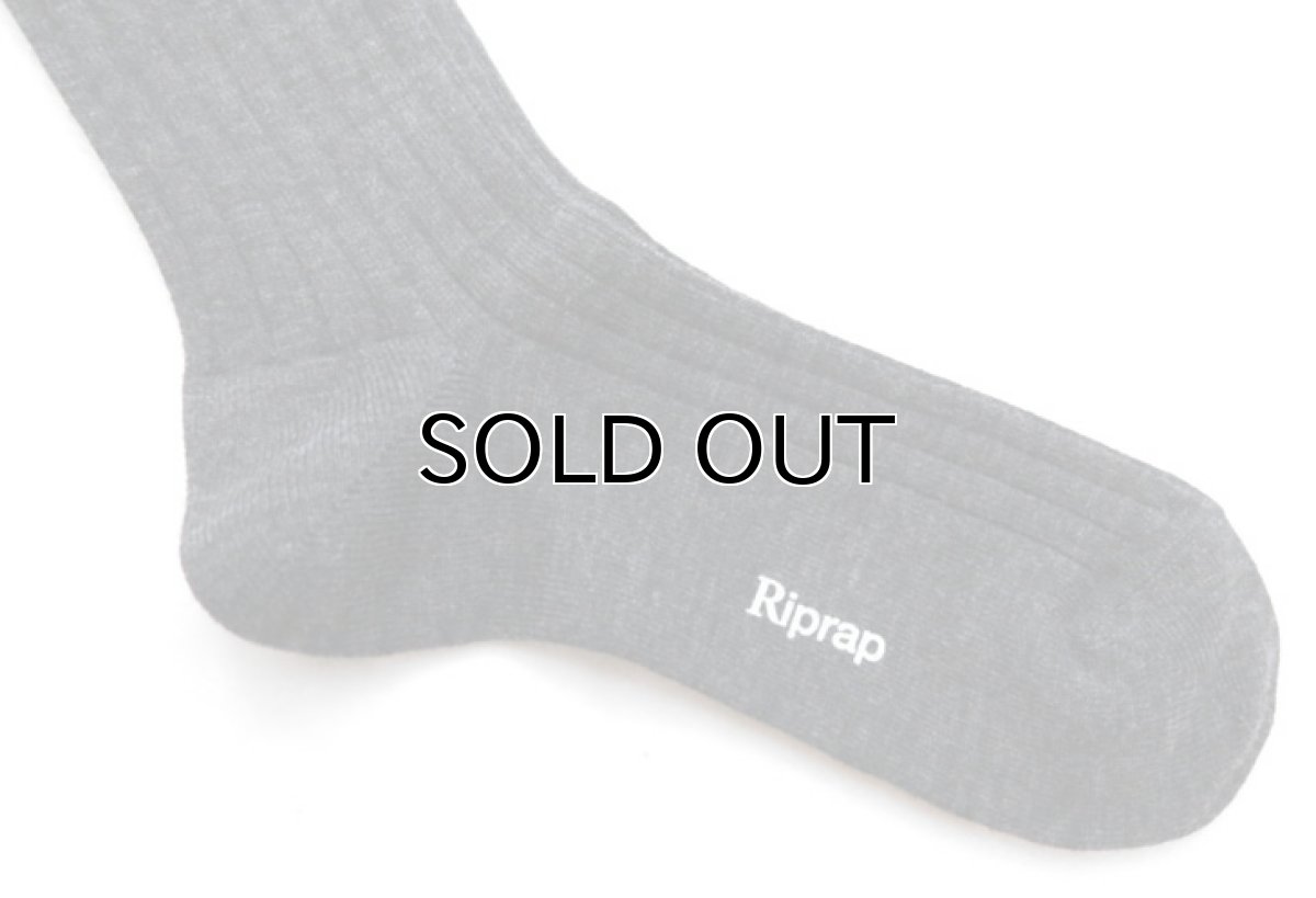 画像5: Riprap HALISON Nz MERINO LONG HOSE SOCKS color : CHARCOAL size FREE (25~27cm) (5)