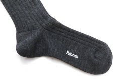 画像5: Riprap HALISON Nz MERINO LONG HOSE SOCKS　color : CHARCOAL　size FREE (25~27cm) (5)