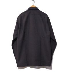 画像3: Riprap "SEMI OPEN COLLAR SHIRTS" 　color : DARK BROWN　size : MEDIUM (3)