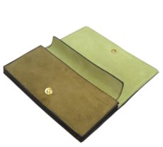 画像6: "JUTTA NEUMANN" Leather Wallet "the Waiter's Wallet"  -Suede-  color : Suede Green / Lime Green (6)