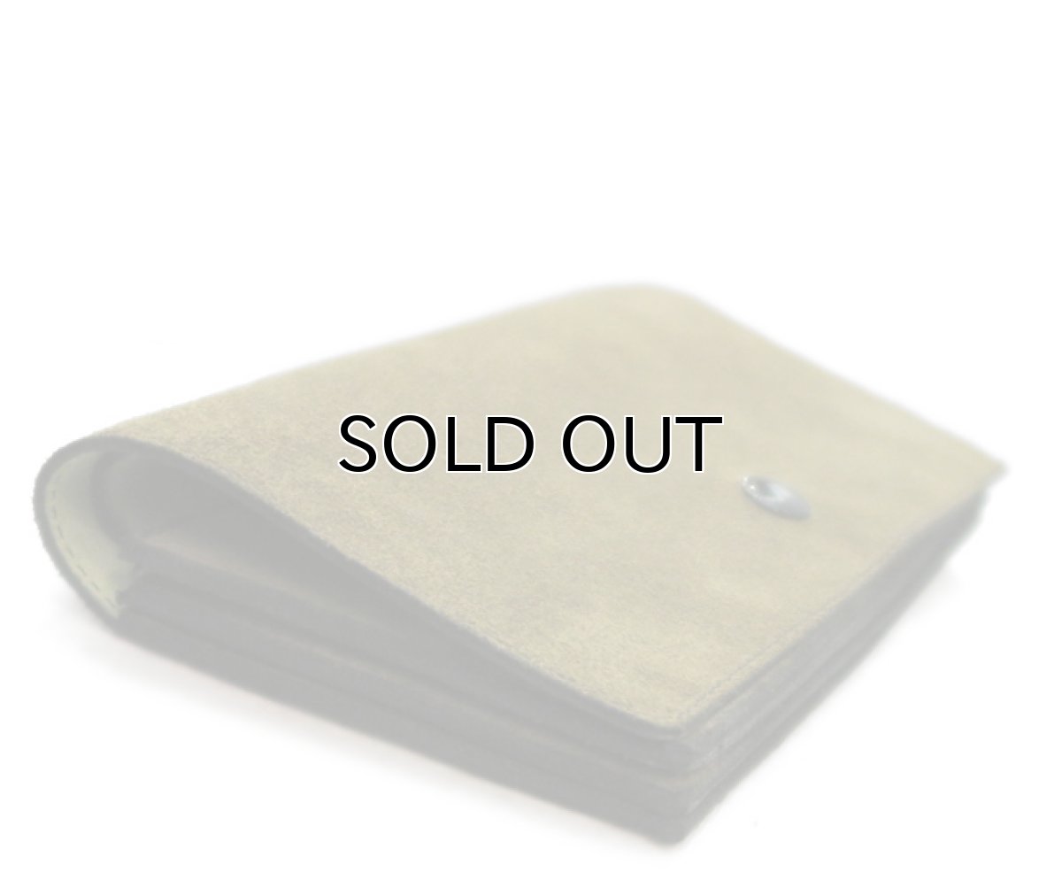 画像4: "JUTTA NEUMANN" Leather Wallet "the Waiter's Wallet"  -Suede-  color : Suede Green / Lime Green (4)