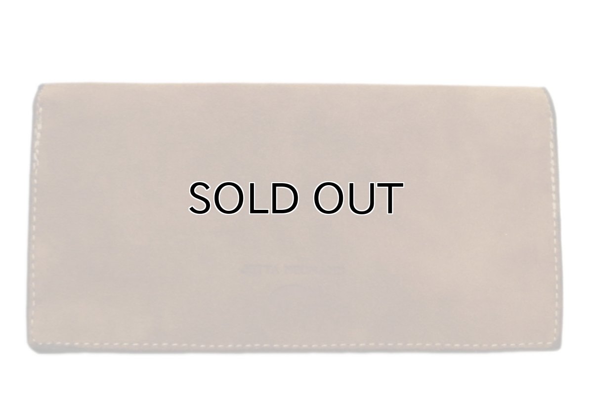 画像3: "JUTTA NEUMANN" Leather Wallet "the Waiter's Wallet"  -Suede-  color : Suede Brown / Orange (3)