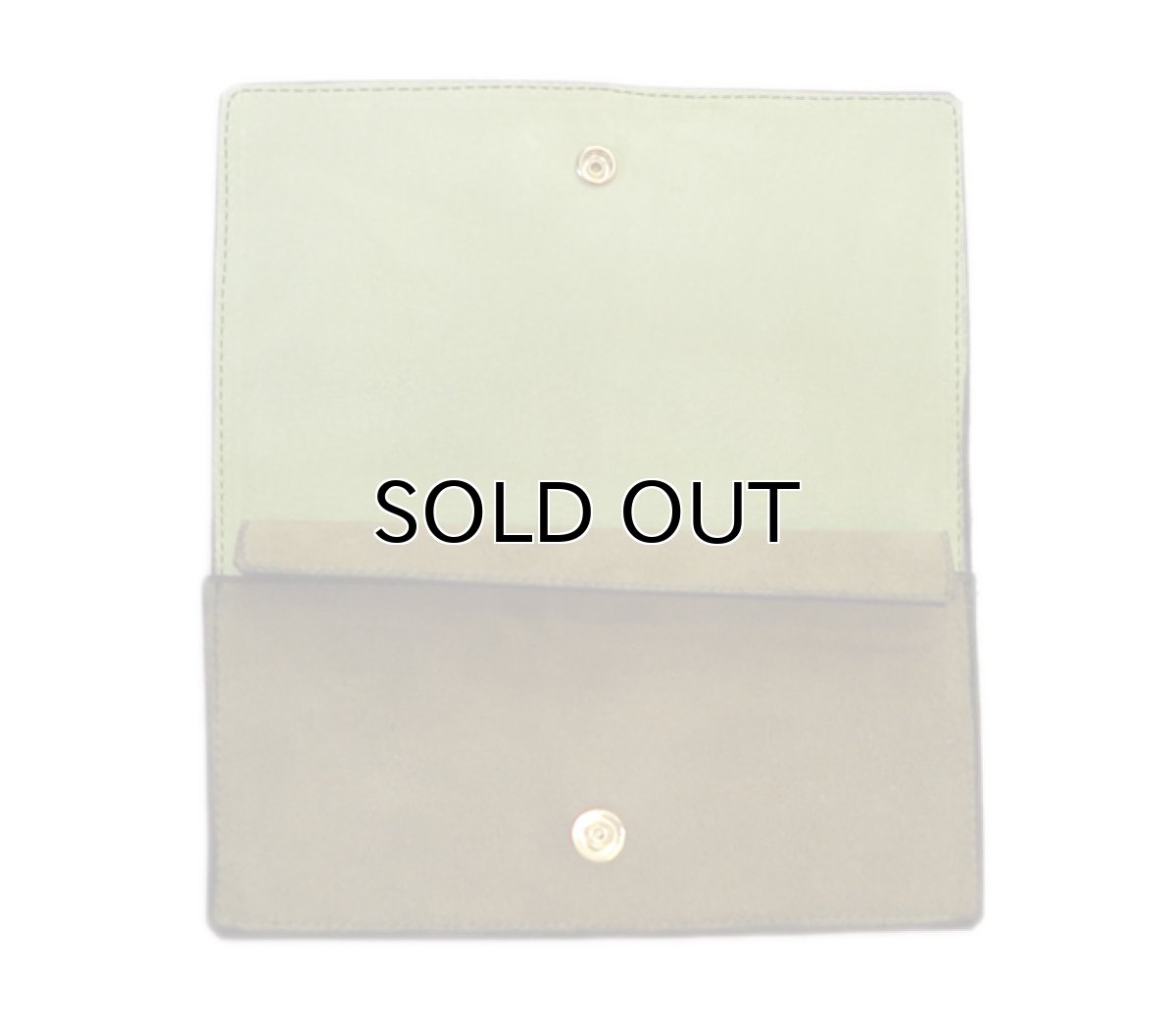 画像5: "JUTTA NEUMANN" Leather Wallet "the Waiter's Wallet"  -Suede-  color : Suede Green / Lime Green (5)