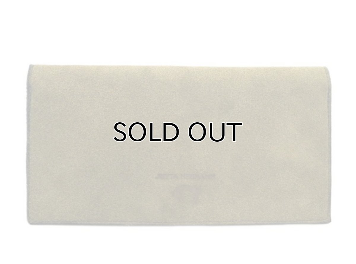 画像3: "JUTTA NEUMANN" Leather Wallet "the Waiter's Wallet"  -Suede-  color : Suede Green / Lime Green (3)