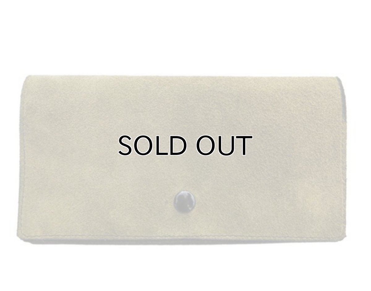 画像2: "JUTTA NEUMANN" Leather Wallet "the Waiter's Wallet"  -Suede-  color : Suede Green / Lime Green (2)