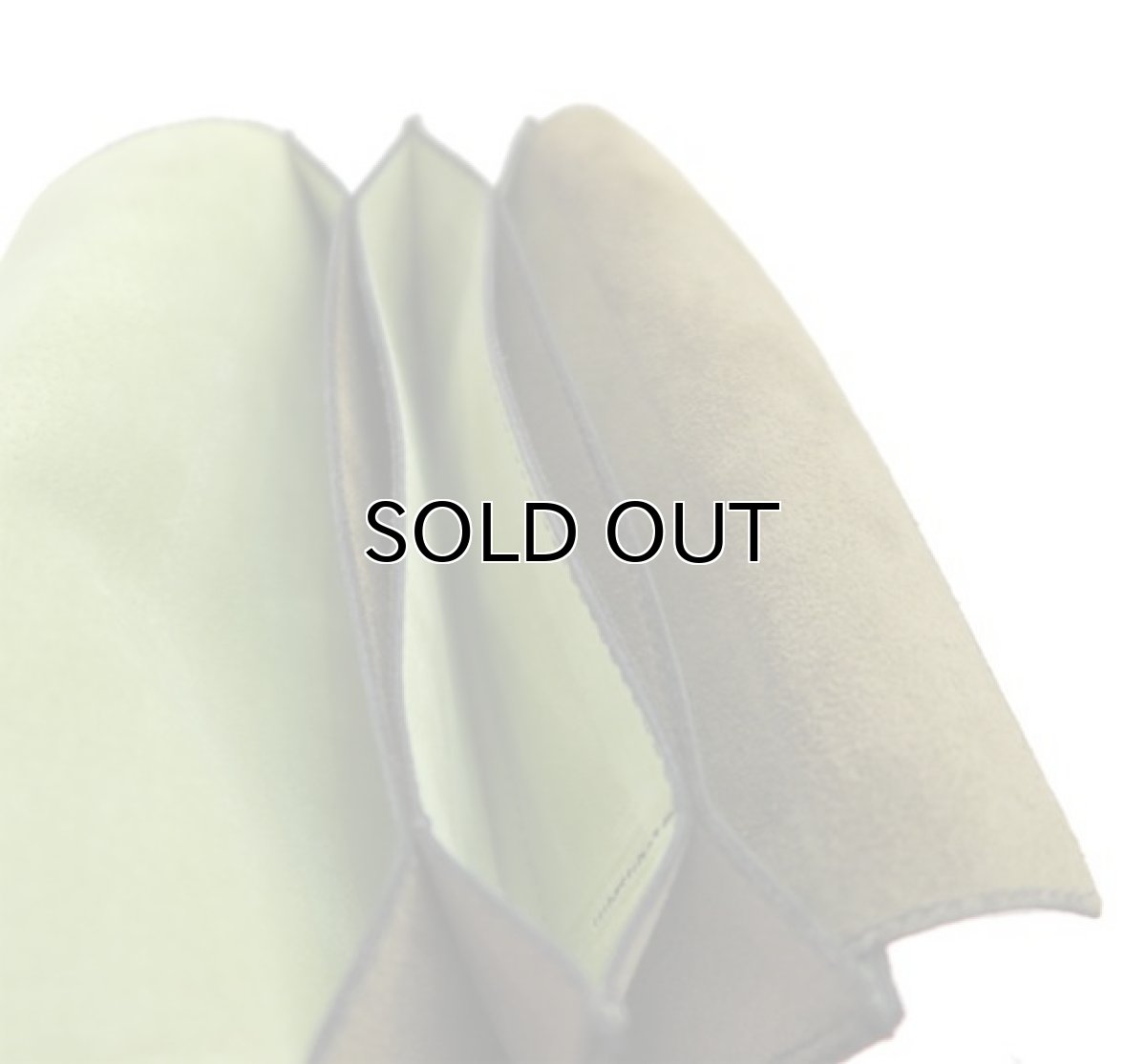 画像9: "JUTTA NEUMANN" Leather Wallet "the Waiter's Wallet"  -Suede-  color : Suede Green / Lime Green (9)