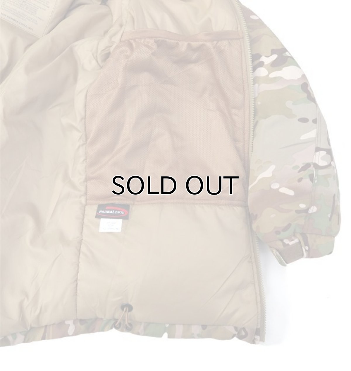 画像6: U.S. ARMY  "WILD THINGS" Level7 High Loft Jacket  Dead Stock　MALTICAM　size X-SMALL-REGULAR (6)