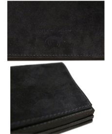 画像9: "JUTTA NEUMANN" Leather Wallet "the Waiter's Wallet"  -Suede-  color : Suede Black / Yellow (9)