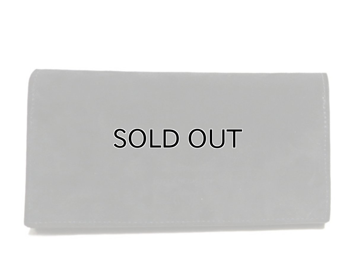 画像3: "JUTTA NEUMANN" Leather Wallet "the Waiter's Wallet"  -Suede-  color : Suede Black / Yellow (3)