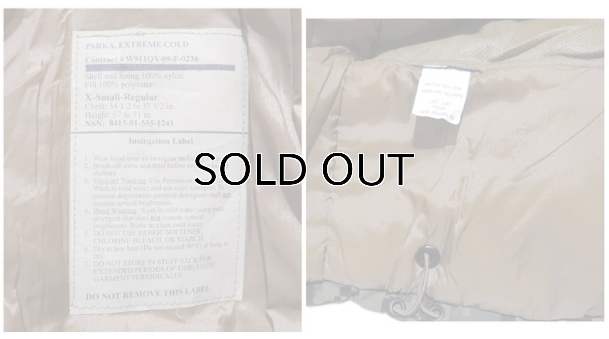 画像8: USMC "WILD THINGS TACTICAL" Level7 High Loft Jacket Dead Stock  size X-SMALL-REGULAR (8)