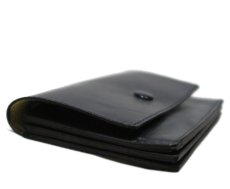 画像4: "JUTTA NEUMANN" Leather Wallet "the Waiter's Wallet"  Medium Size　color : Black / Yellow (4)