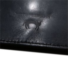 画像9: "JUTTA NEUMANN" Leather Wallet "the Waiter's Wallet"  Medium Size　color : Black / Yellow (9)
