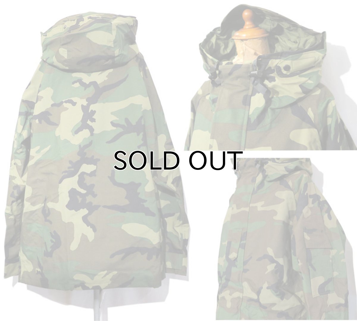 画像2: 1990's U.S. ARMY  ECWCS "GEN I" Gore-Tex Parka  Dead Stock Woodland Camouflage size MEDIUM - LONG (2)