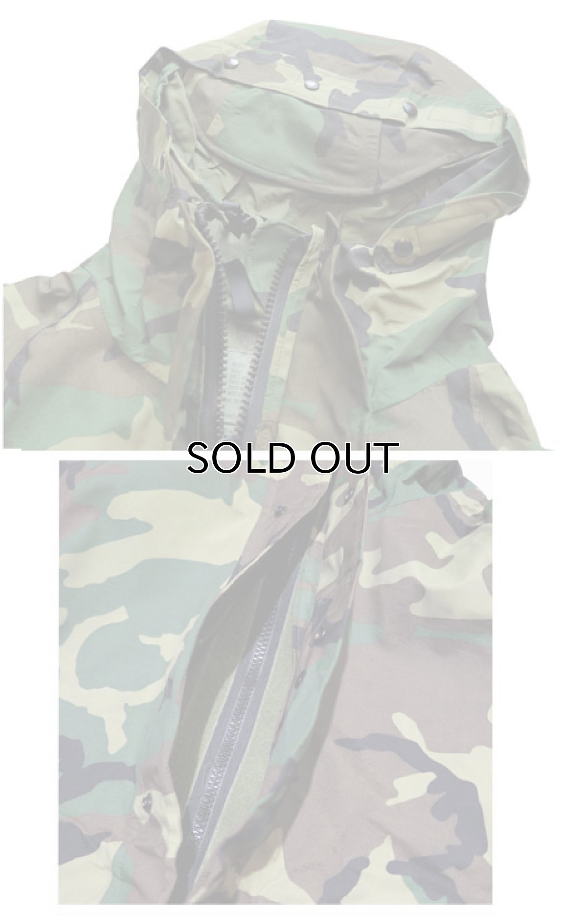 画像4: 1990's U.S. ARMY  ECWCS "GEN I" Gore-Tex Parka  Dead Stock Woodland Camouflage size MEDIUM - LONG (4)
