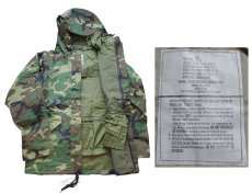 画像3: 1990's U.S. ARMY  ECWCS "GEN I" Gore-Tex Parka  Dead Stock　Woodland Camouflage　size MEDIUM - LONG (3)