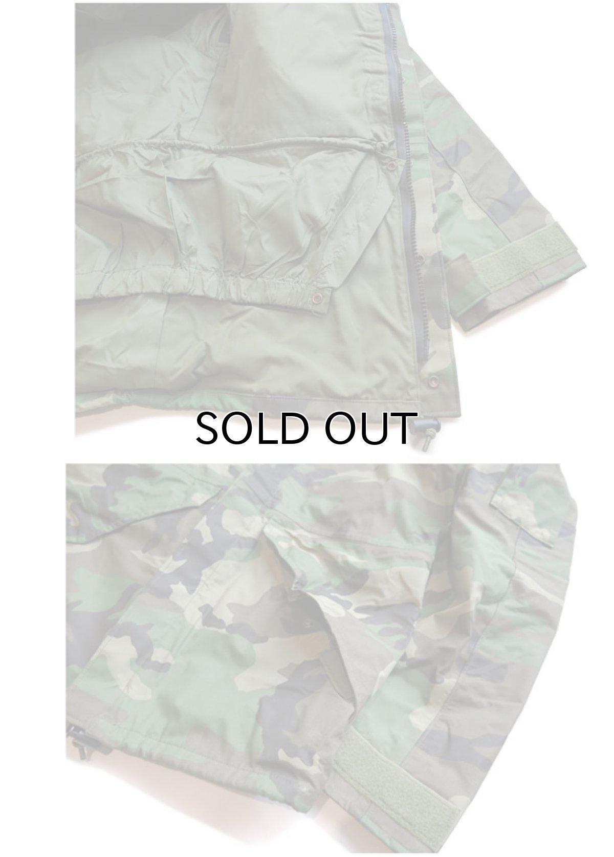 画像5: 1980's U.S. ARMY  ECWCS "GEN I" Gore-Tex Parka  Dead Stock Woodland Camouflage size X-SMALL - REGULAR (5)