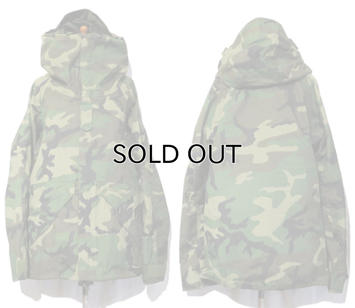 画像2: 1980's U.S. ARMY  ECWCS "GEN I" Gore-Tex Parka  Dead Stock Woodland Camouflage size X-SMALL - REGULAR (2)