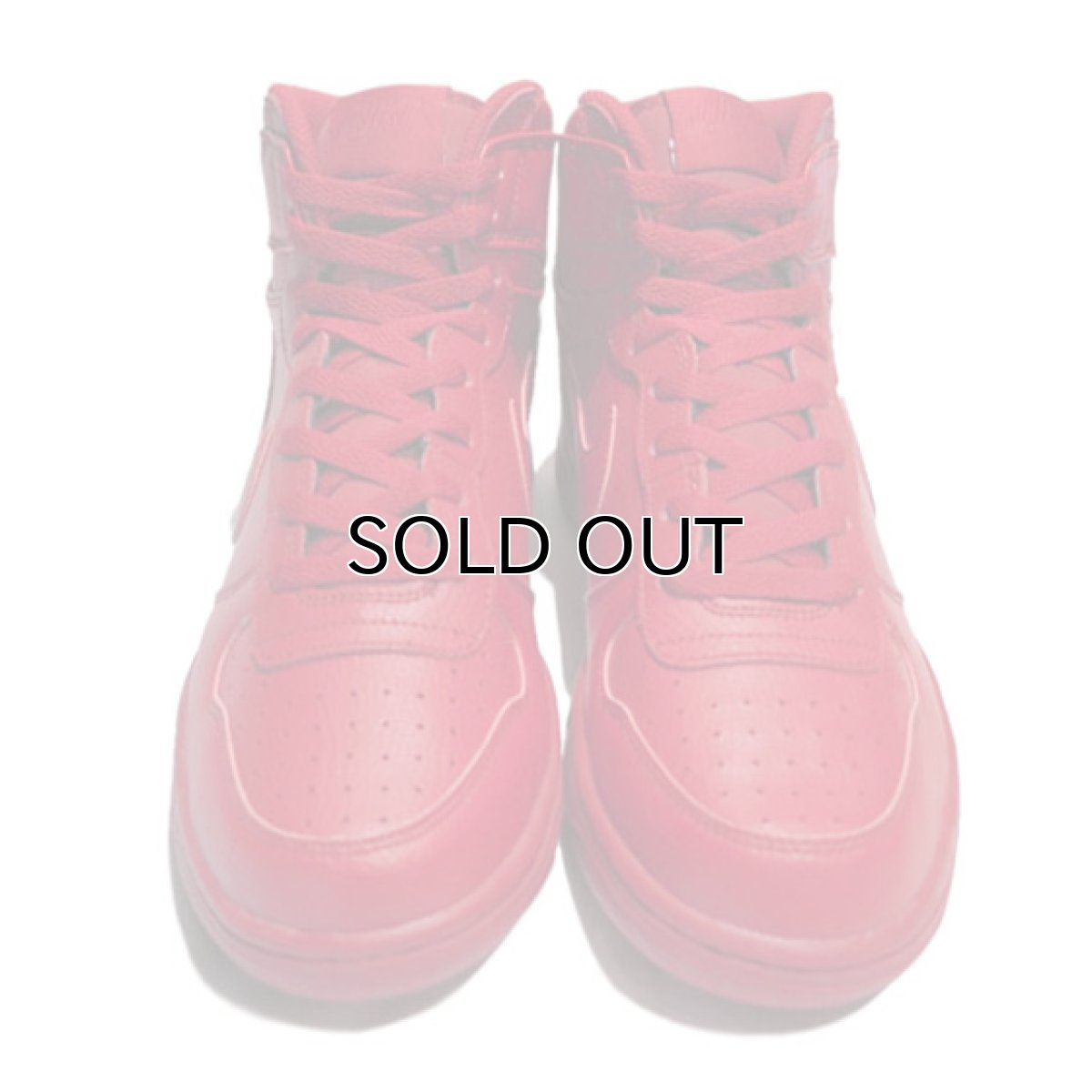 画像2: NEW NIKE "Big Nike High" Leather Sneaker　Red　size 8.5 (2)