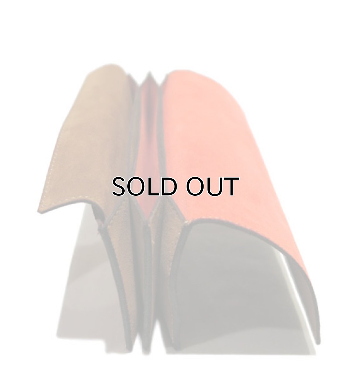 画像6: "JUTTA NEUMANN" Leather Wallet "the Waiter's Wallet"  -Suede-  color : Suede Brown / Orange (6)