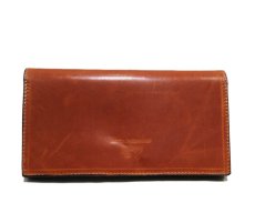 画像3: "JUTTA NEUMANN" Leather Wallet "the Waiter's Wallet"  color : Caramel / Yellow (3)