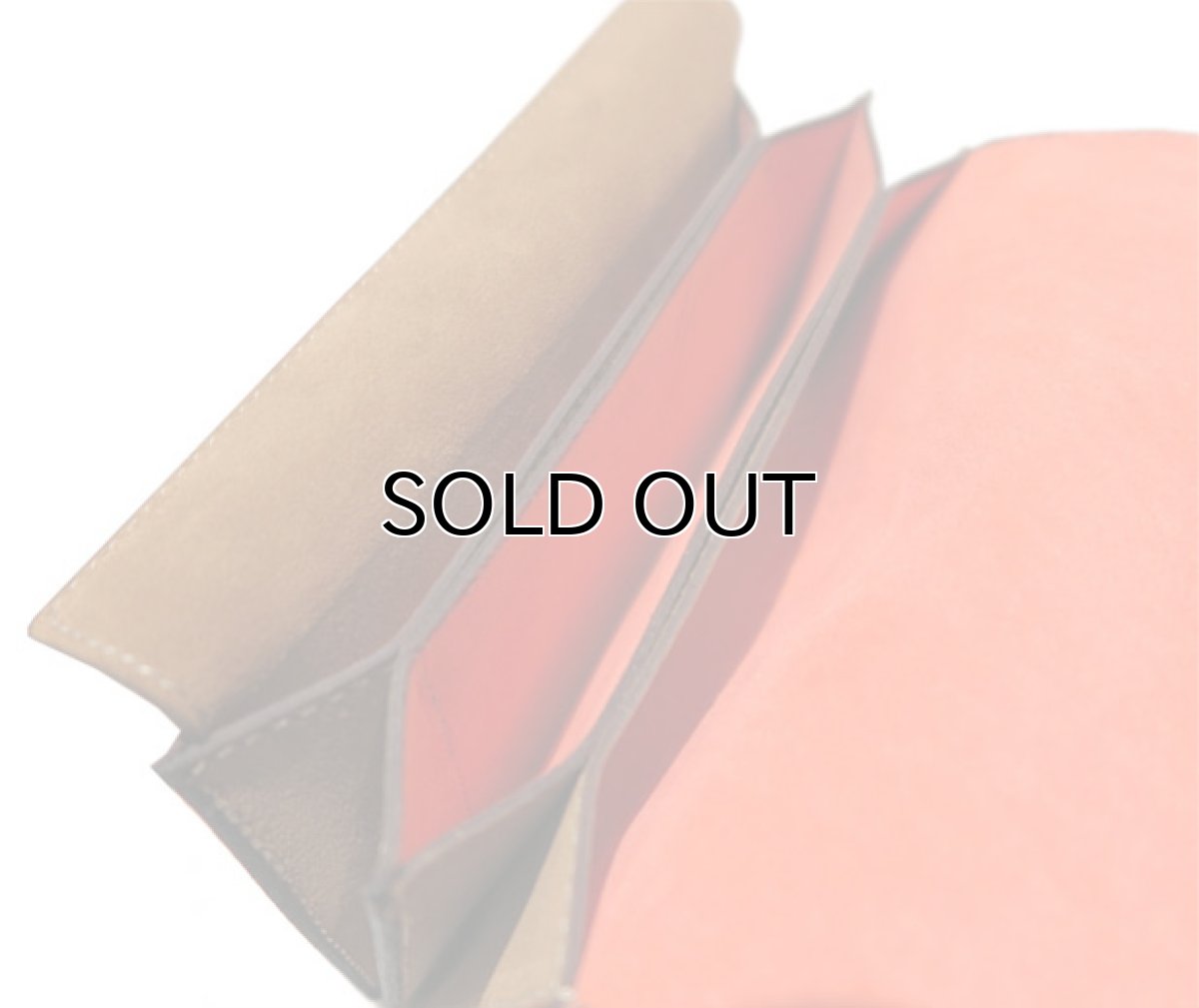 画像7: "JUTTA NEUMANN" Leather Wallet "the Waiter's Wallet"  -Suede-  color : Suede Brown / Orange (7)