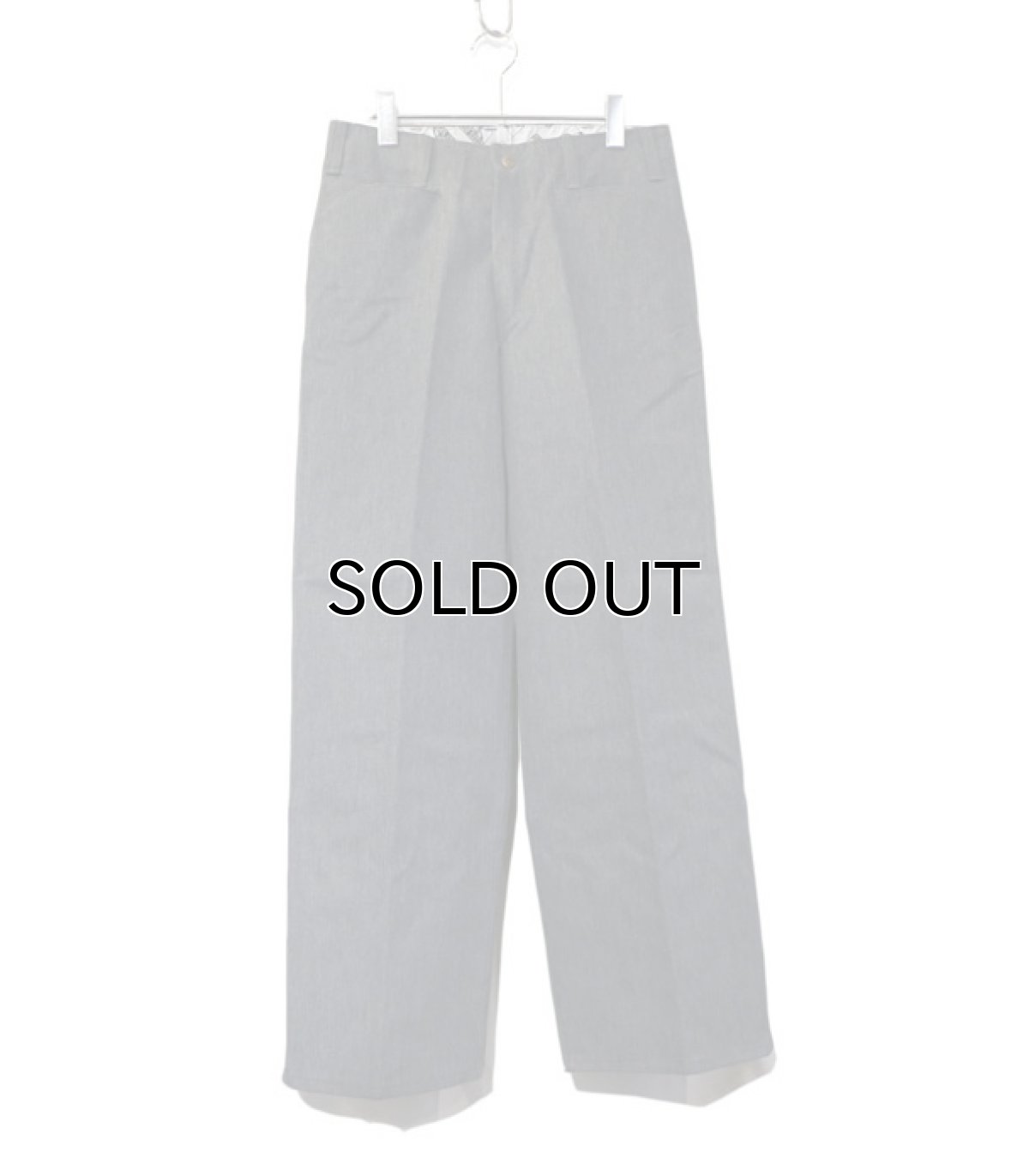 画像2: BEN DAVIS  "THE GORILLA CUT" Wide Work Pants HEATHER GREY size w 30 / w 32 (2)