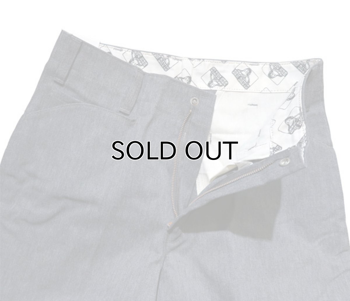 画像4: BEN DAVIS  "THE GORILLA CUT" Wide Work Pants HEATHER GREY size w 30 / w 32 (4)