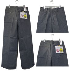 画像3: BEN DAVIS  "THE GORILLA CUT" Wide Work Pants　HEATHER GREY　size w 30 / w 32 (3)